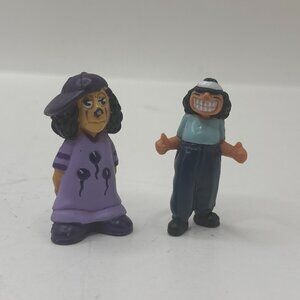Homies Series 1 Mini Figures Smiley & Carolina Payasa Purple Clown Homie - Lot